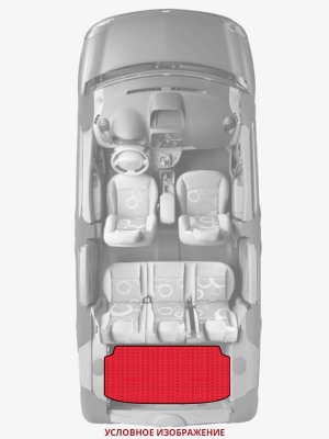 ЭВА коврики «Queen Lux» багажник для FIAT Qubo